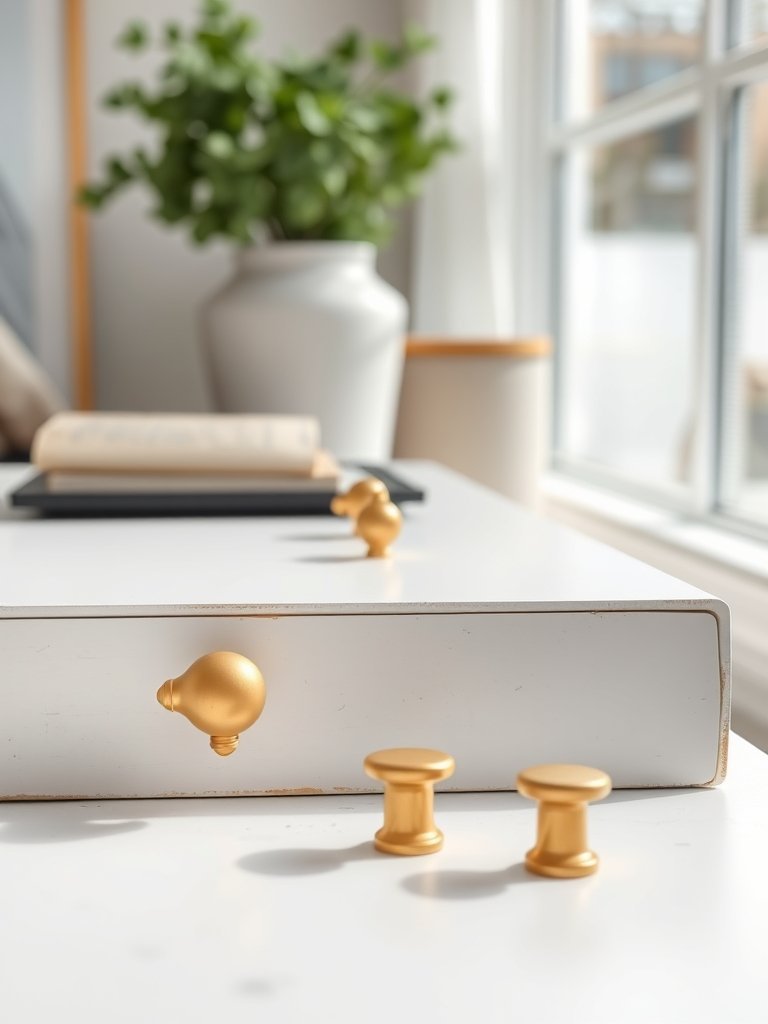 Add Gold Drawer Pulls