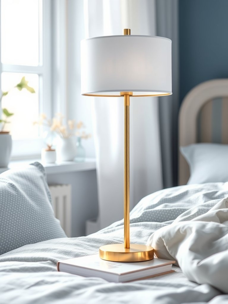 Add Gold Metal Lamps