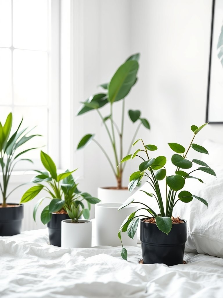 Add Green Plants for Contrast