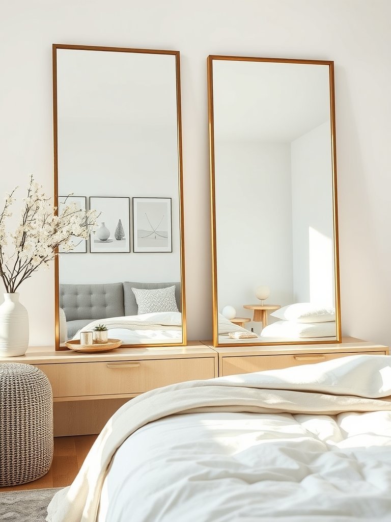 Add Large Mirrors To Reflect Light