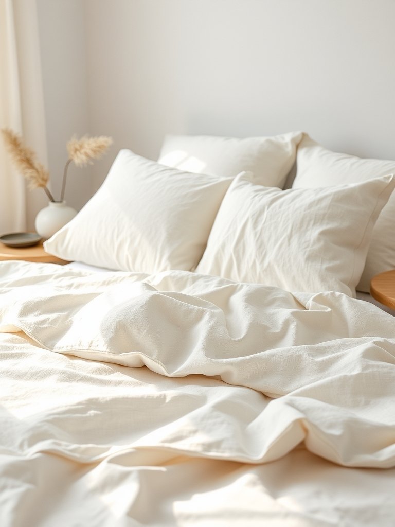 Add Layers of Linen Bedding
