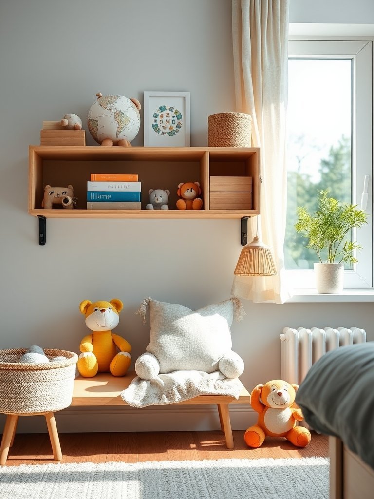 Add Low Shelves for Toys