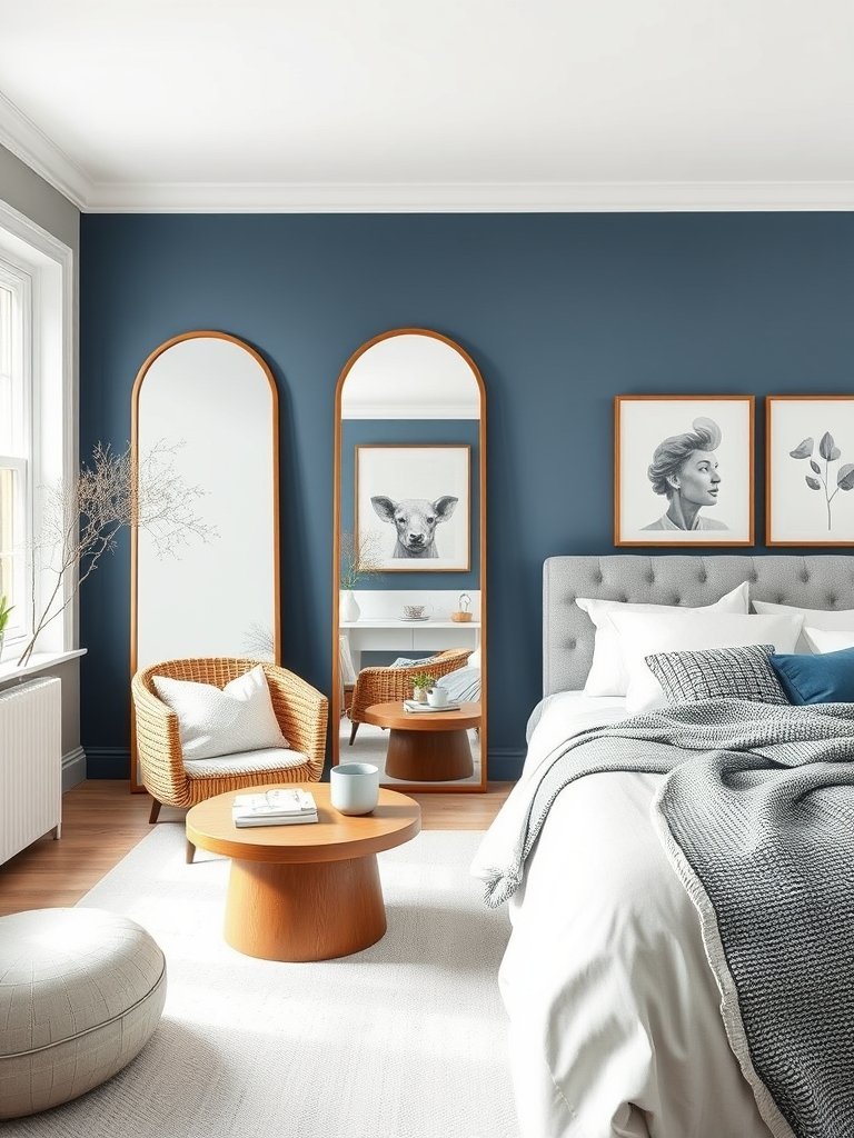 Add Oversized Floor Mirrors