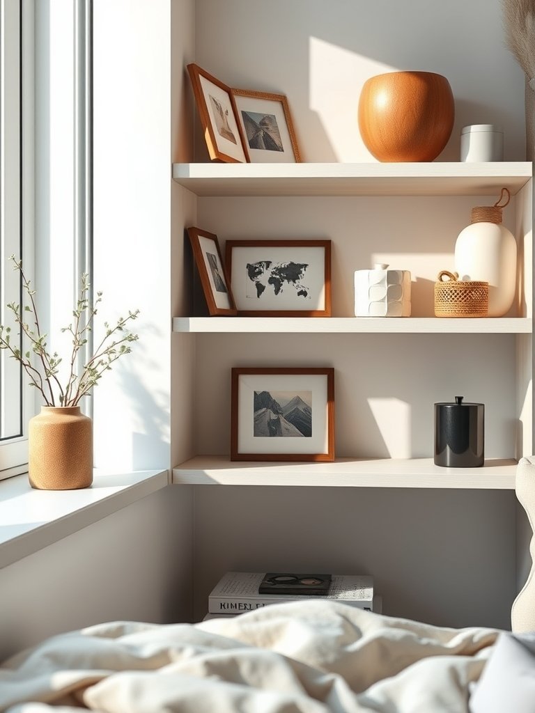 Add Personal Items On Shelves