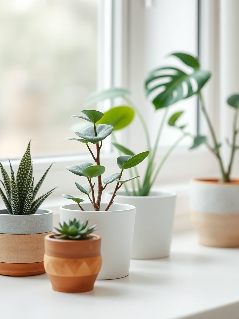 Add Potted Faux Plants