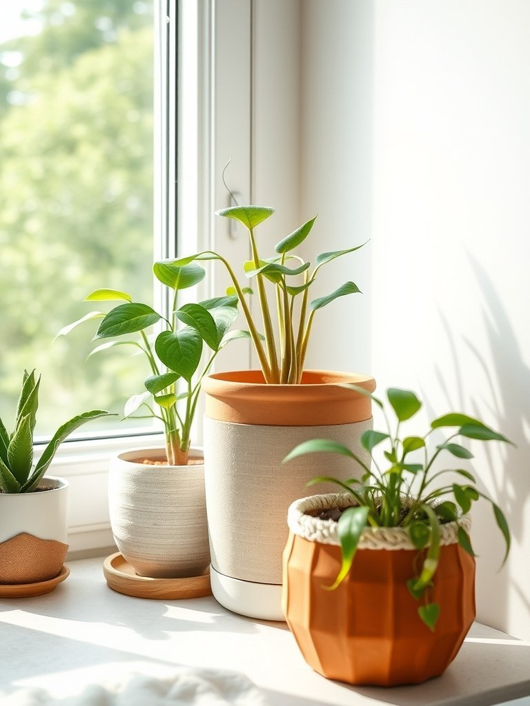 Add Potted Indoor Plants