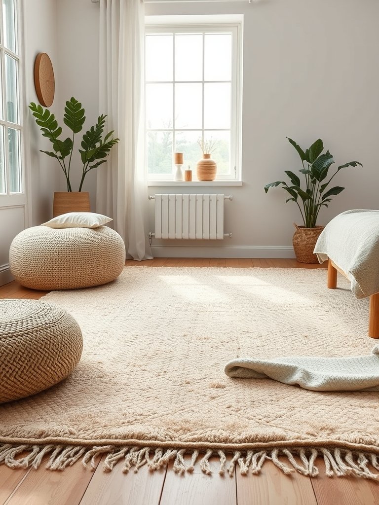 Add Soft Area Rugs for Warmth
