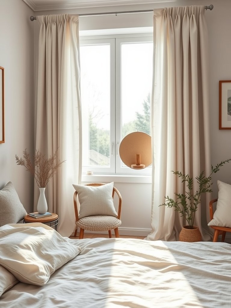 Add Soft Curtains and Drapes