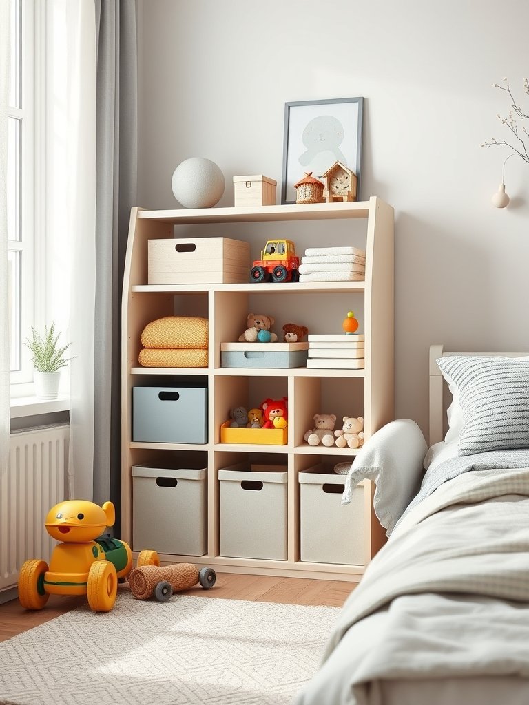 Add Sturdy Storage for Toys