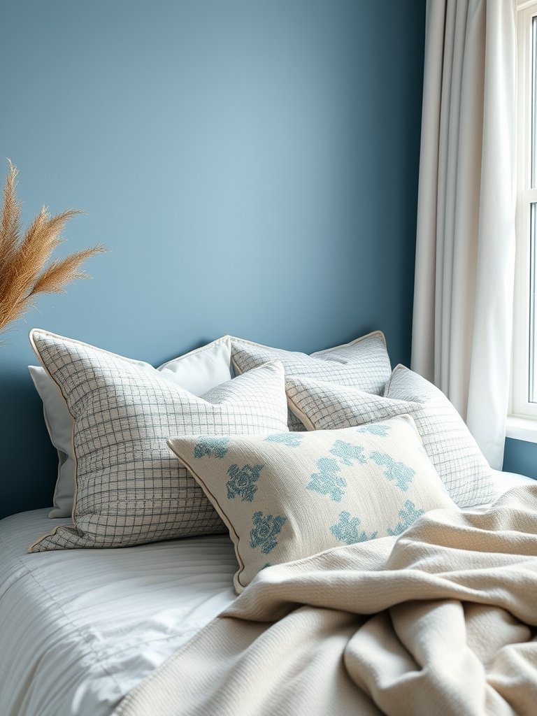Add Subtle Patterned Pillows