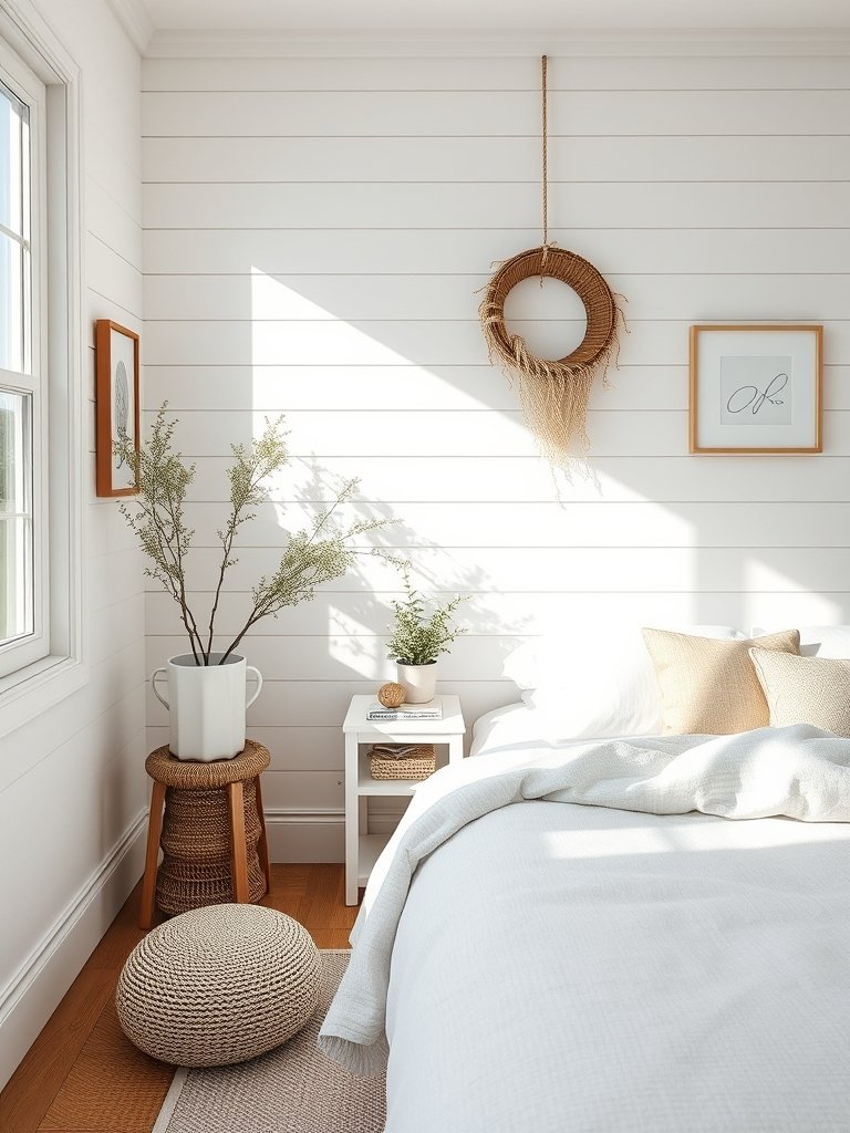 Add White Shiplap Walls