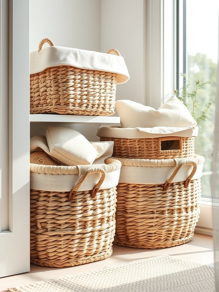 Baskets for Hidden Storage