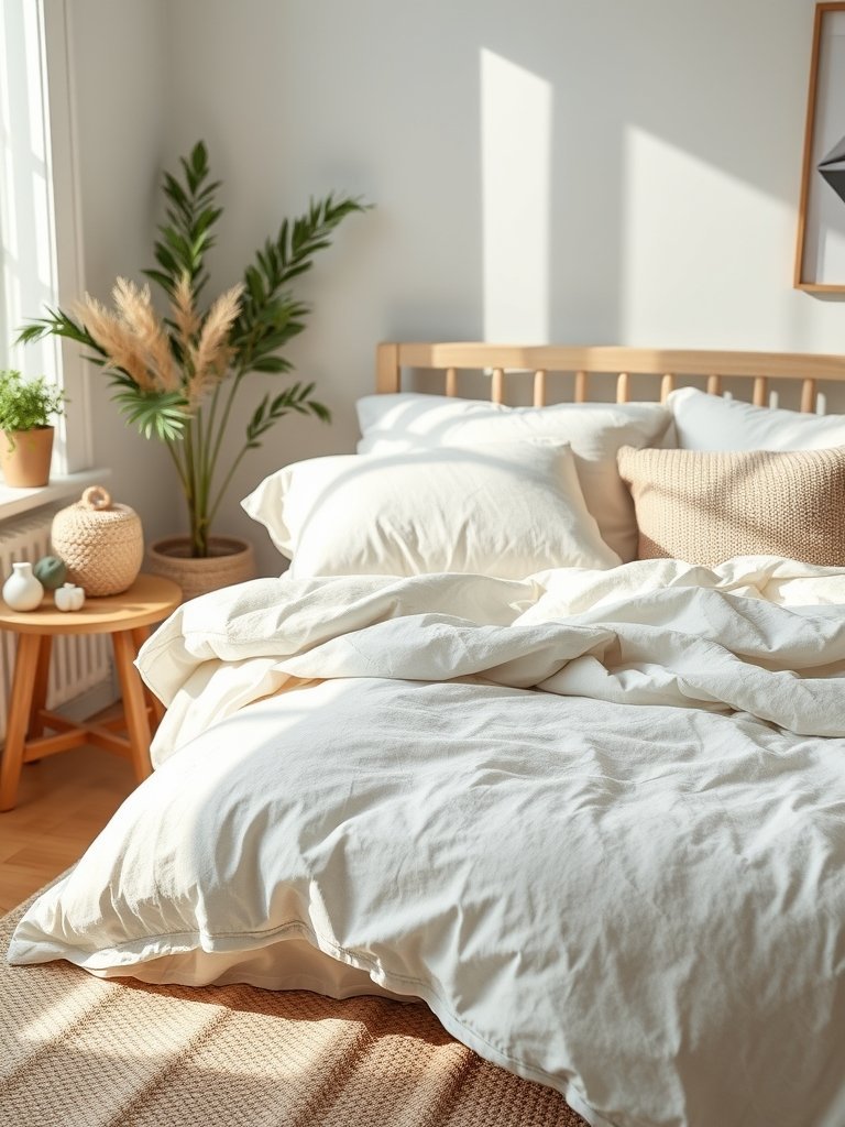 Choose Neutral Bedding for Style