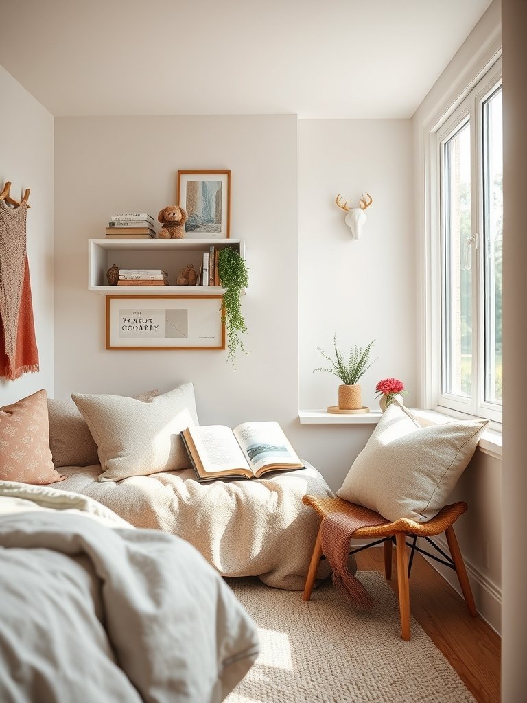 Cozy Reading Nooks in Corners