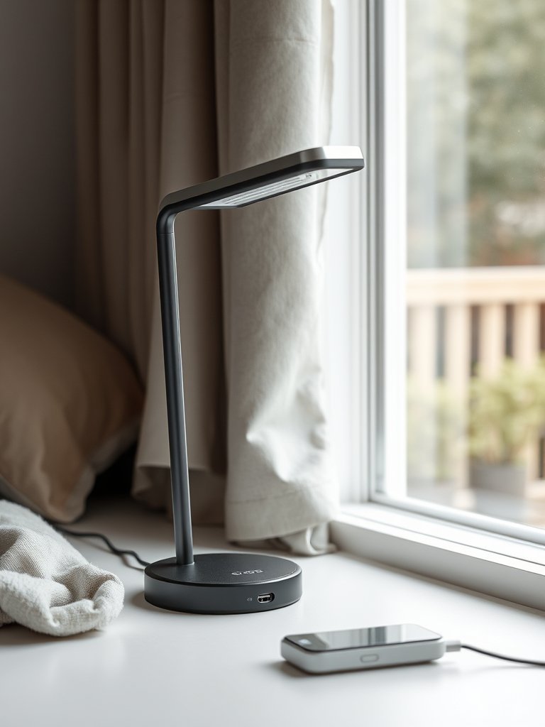 Desk Lamp With Built In Charger