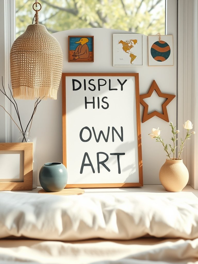 Display His Own Art