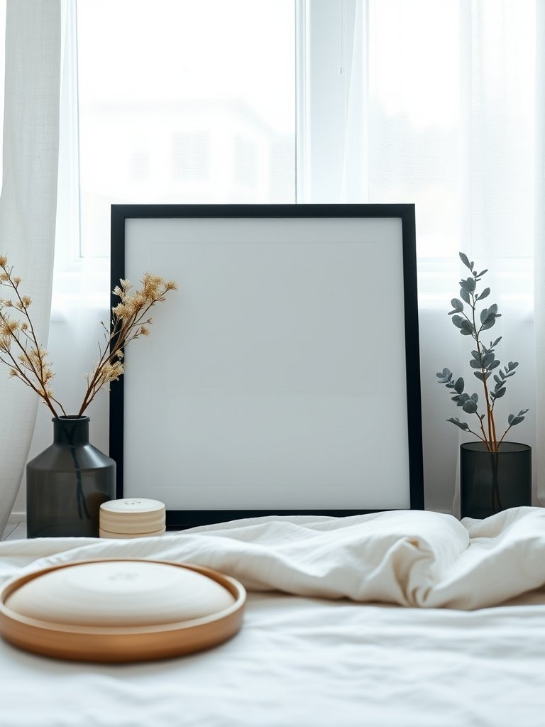 Frame Art with White Mats