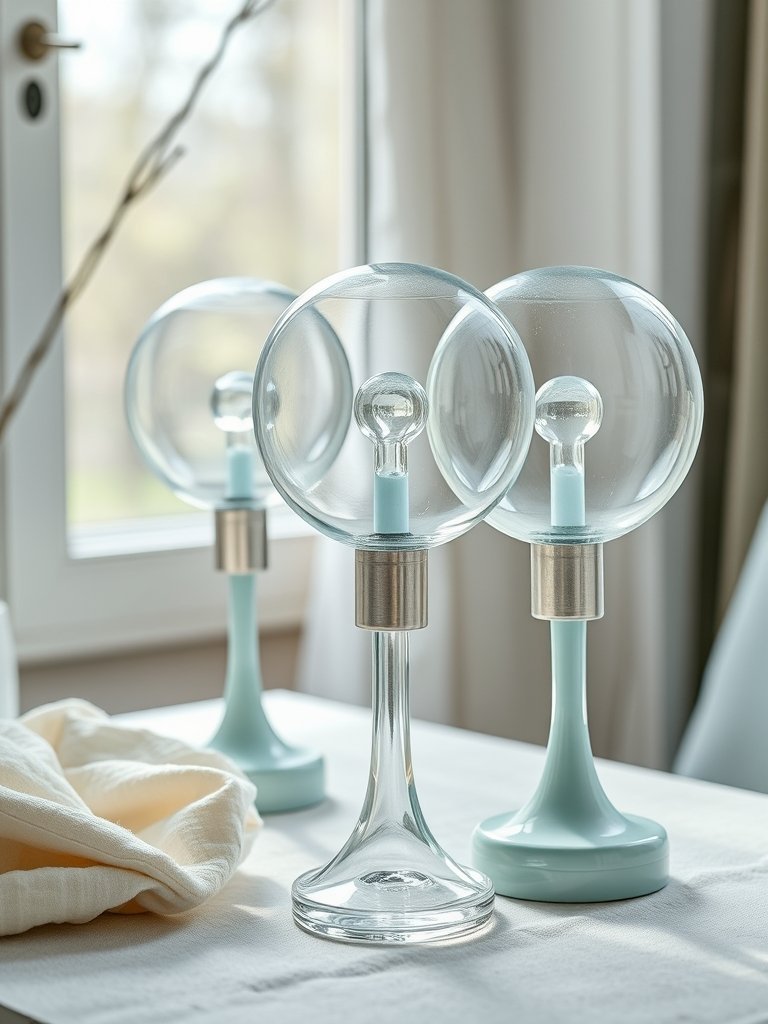 Glass Lamps For Reflective Light