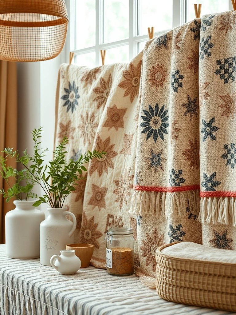 Handmade Quilt Display