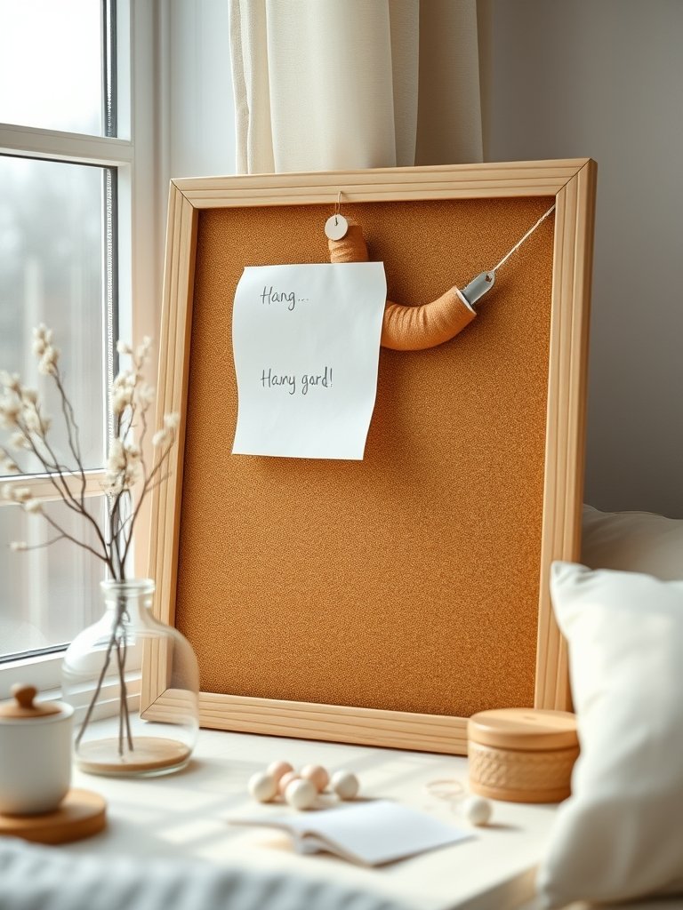 Hang a Memo Board
