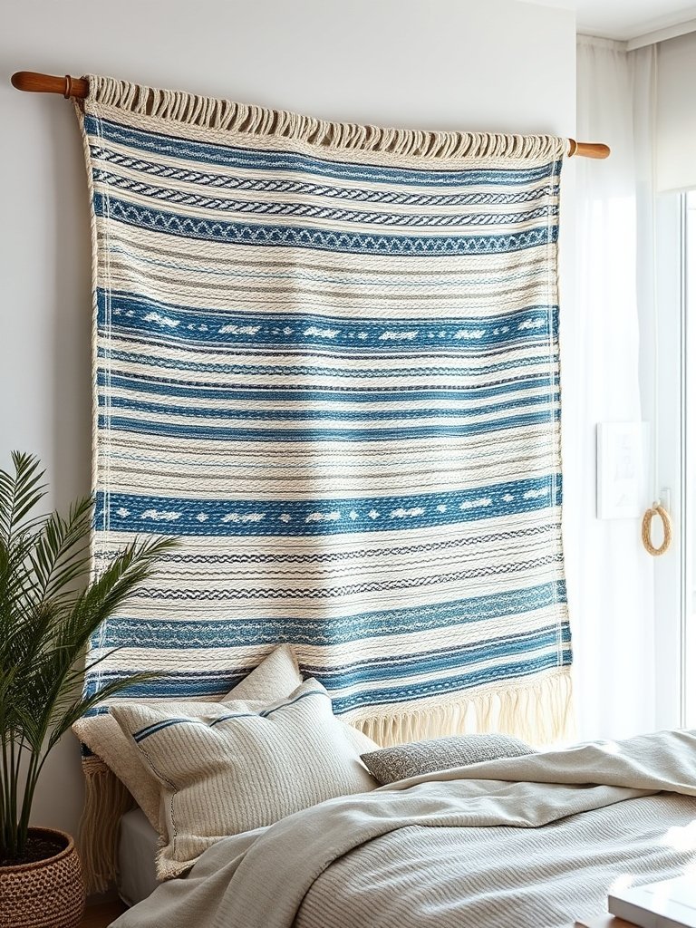 Hang a Soft Woven Tapestry