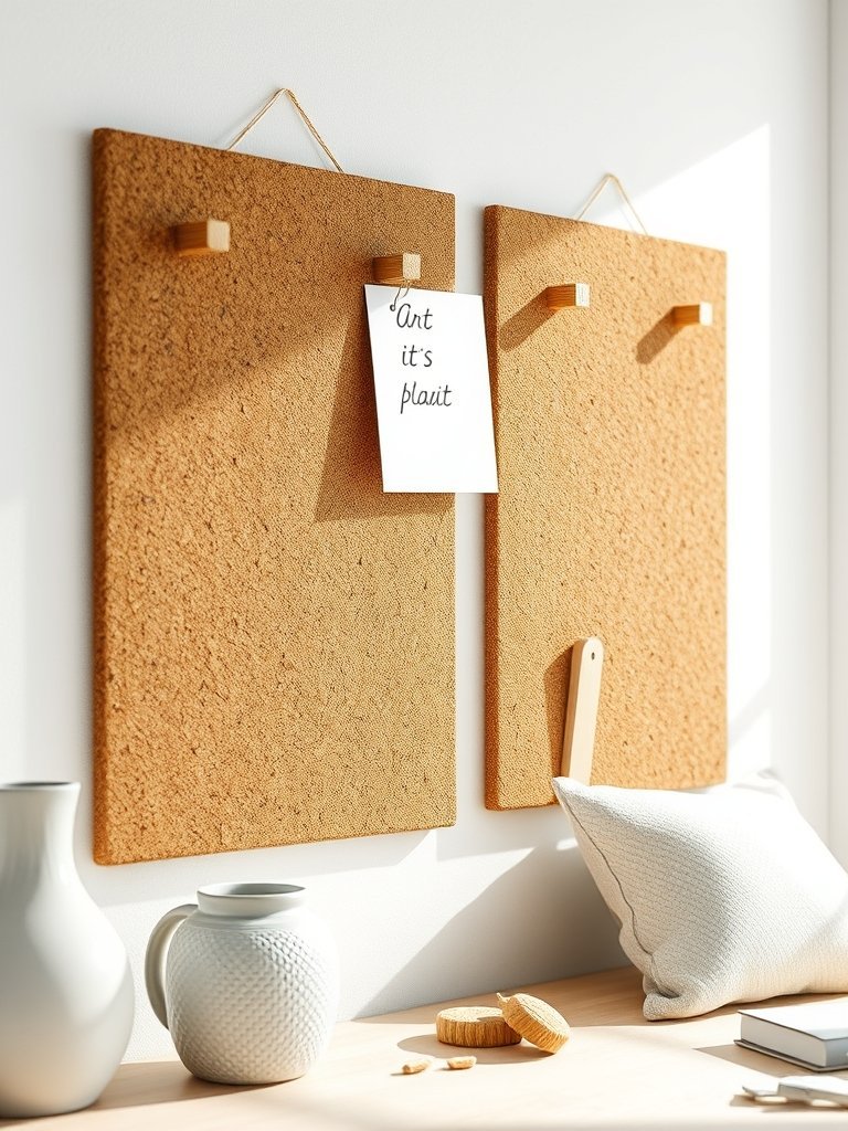 Hang Cork Boards for Art