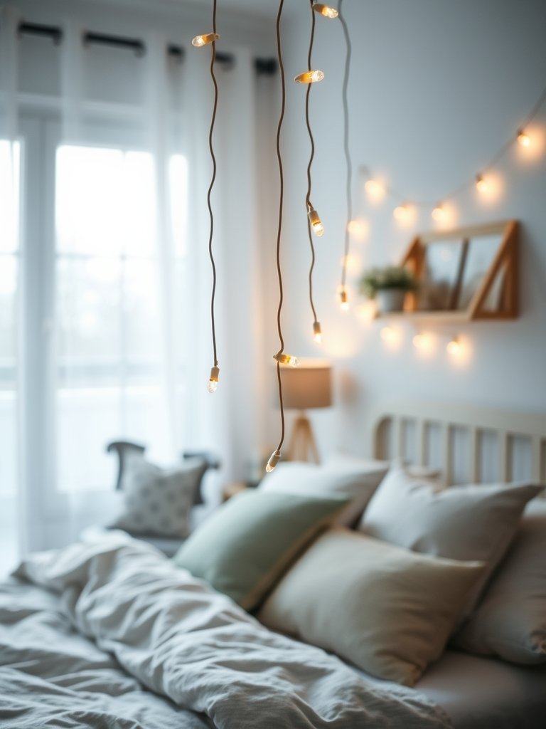 Hang Fairy Lights For Glow