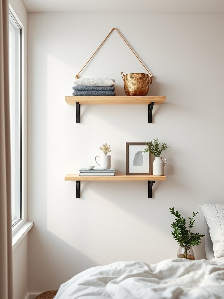 Hang Floating Shelves For Storage