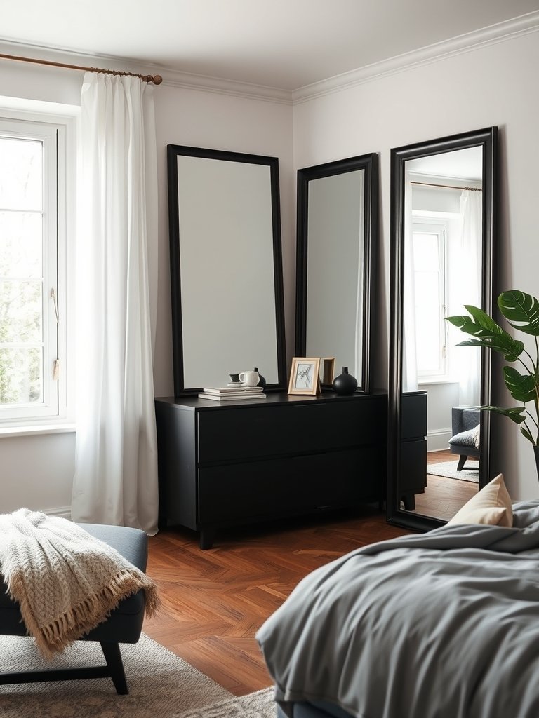 Hang Large Mirrors to Reflect