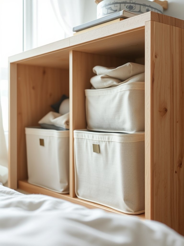 Hidden Storage Bins