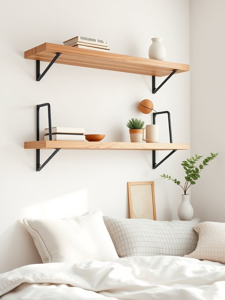 Install Floating Wood Shelves