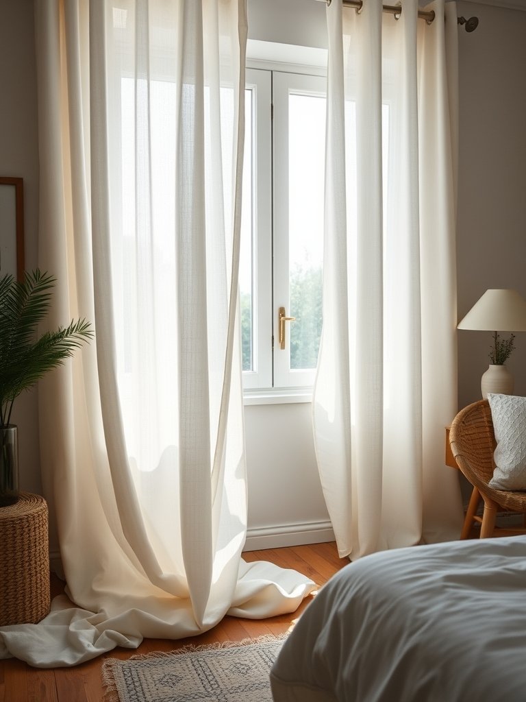 Install Floor Curtains