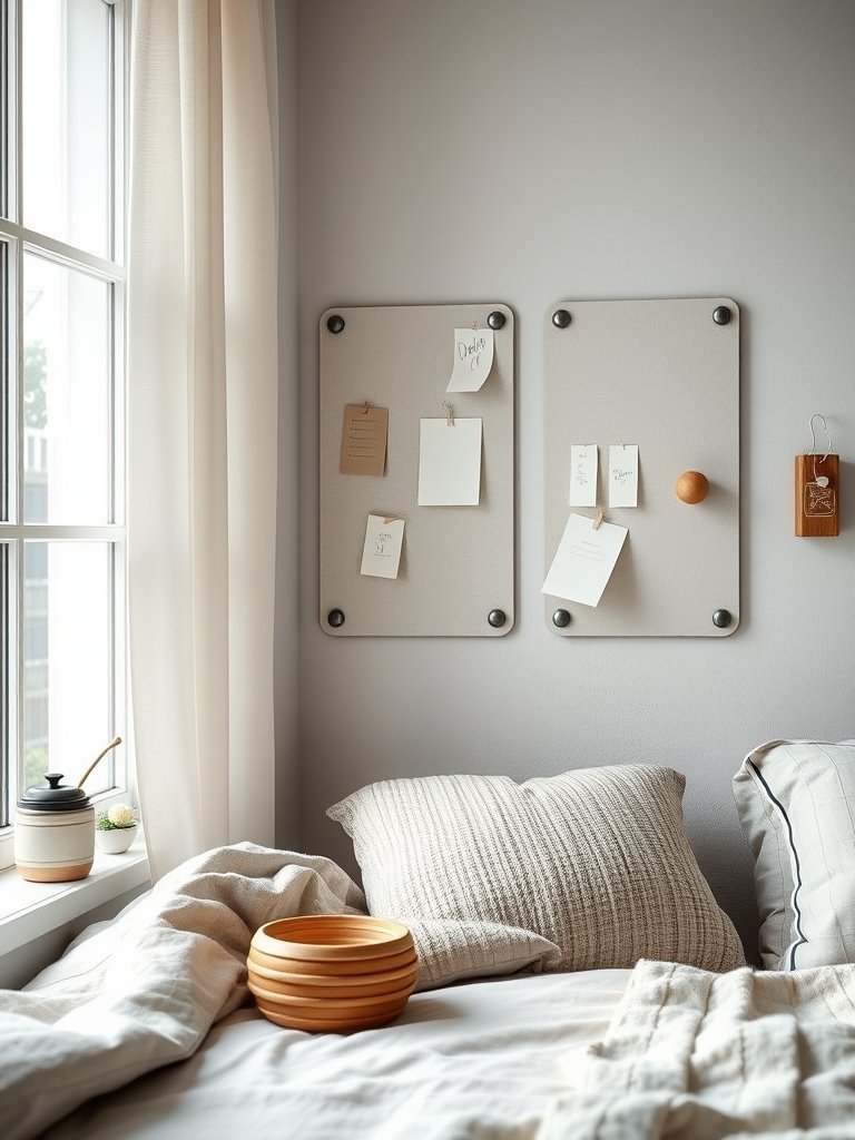 Install Magnetic Boards for Notes