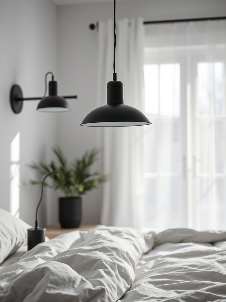 Install Modern Black Lighting