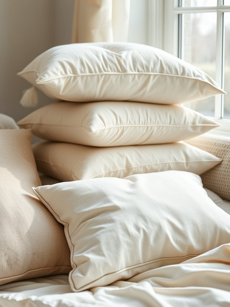 Layer Different Throw Pillows