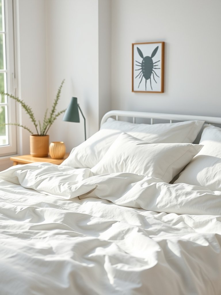 Layer White Bedding for Light