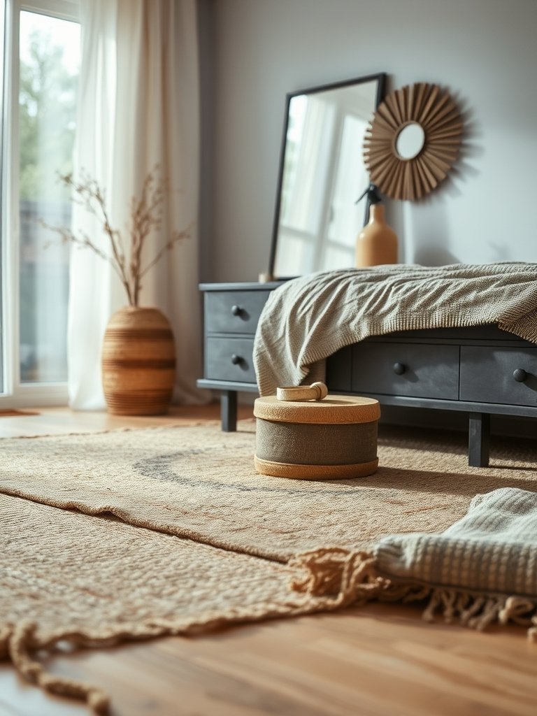 Layer With Natural Rugs