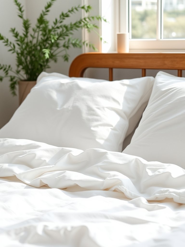 Layer With White Bedding