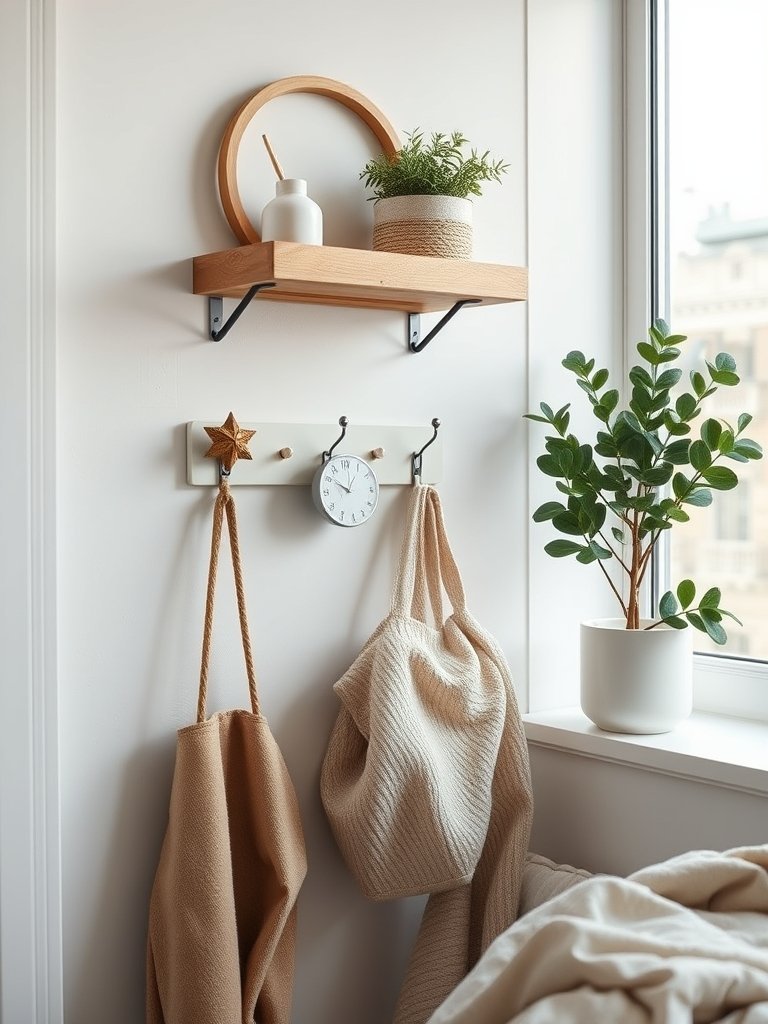 Minimalist Wall Hook Storage