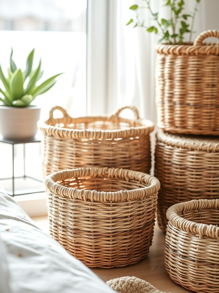 Mix In Rattan Baskets