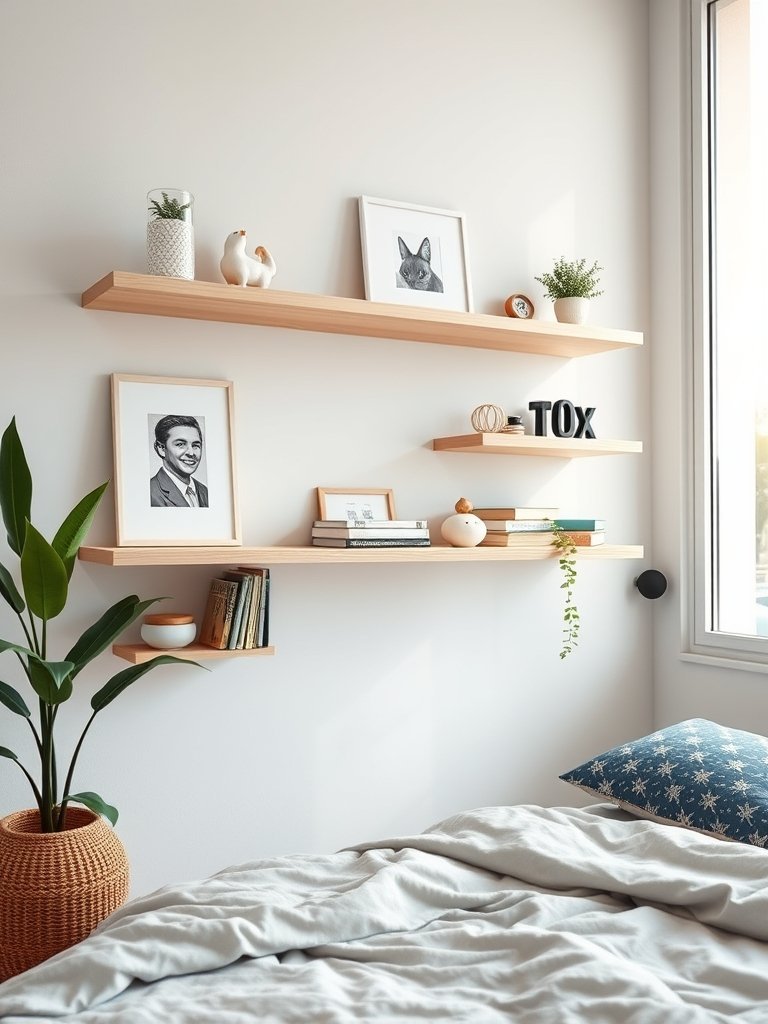 Mount Some Floating Wall Shelves