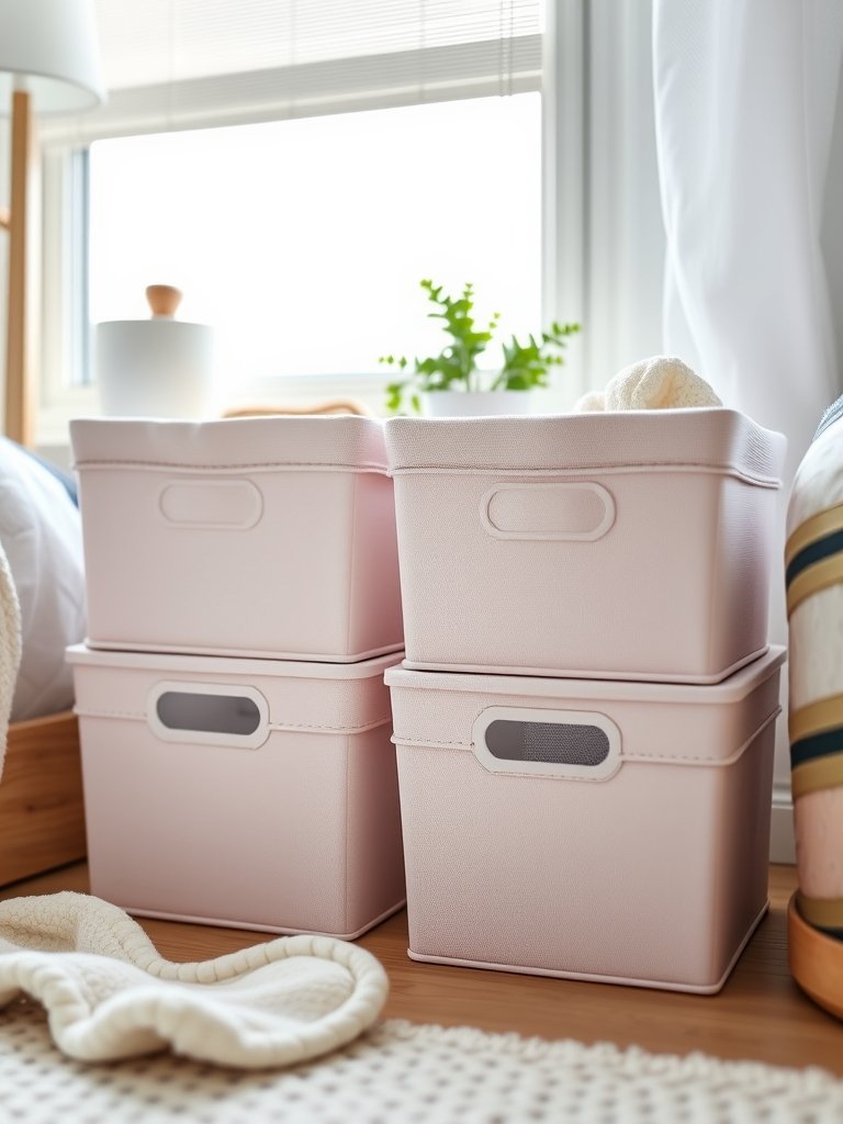 Organize with Pretty Bins