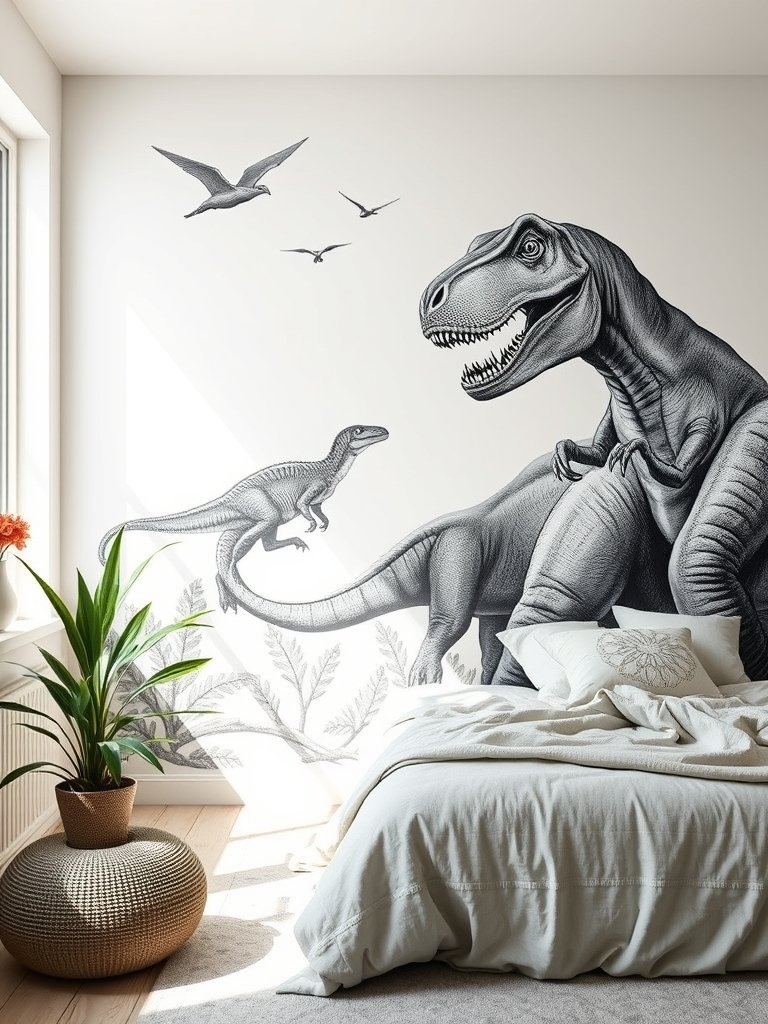 Paint A Large Mural On One Wall