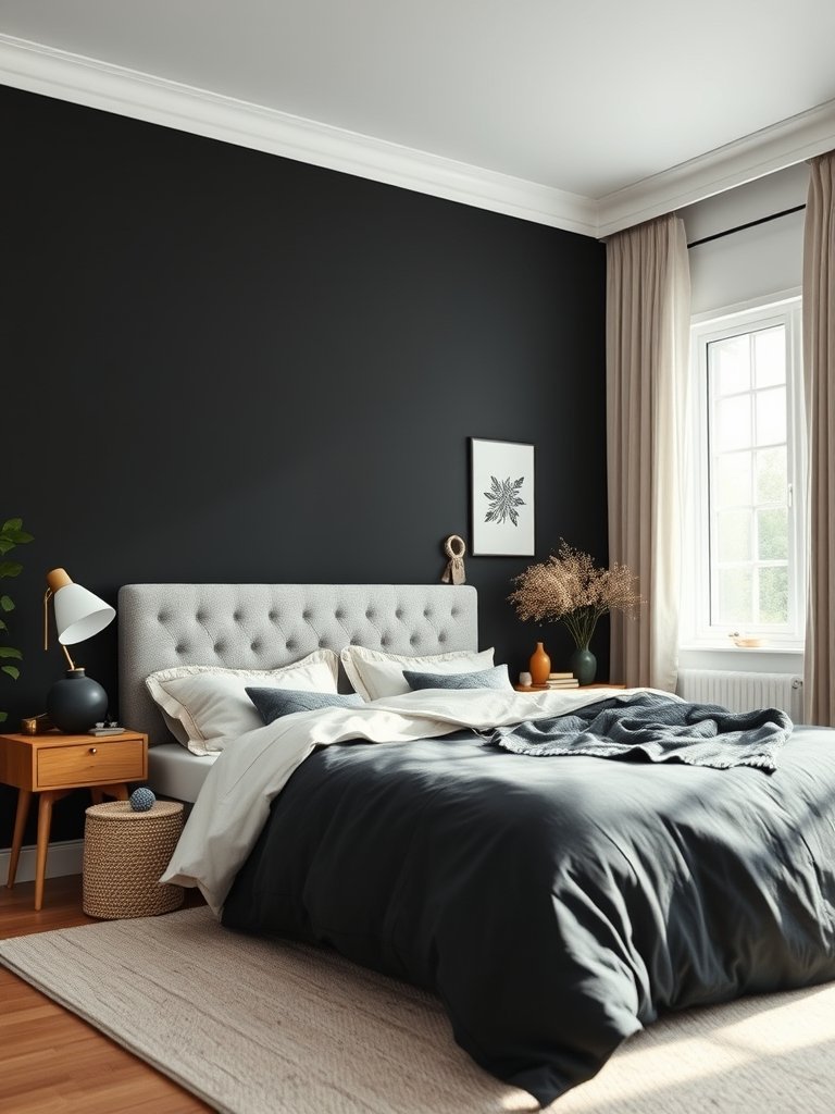 Paint One Feature Wall Black