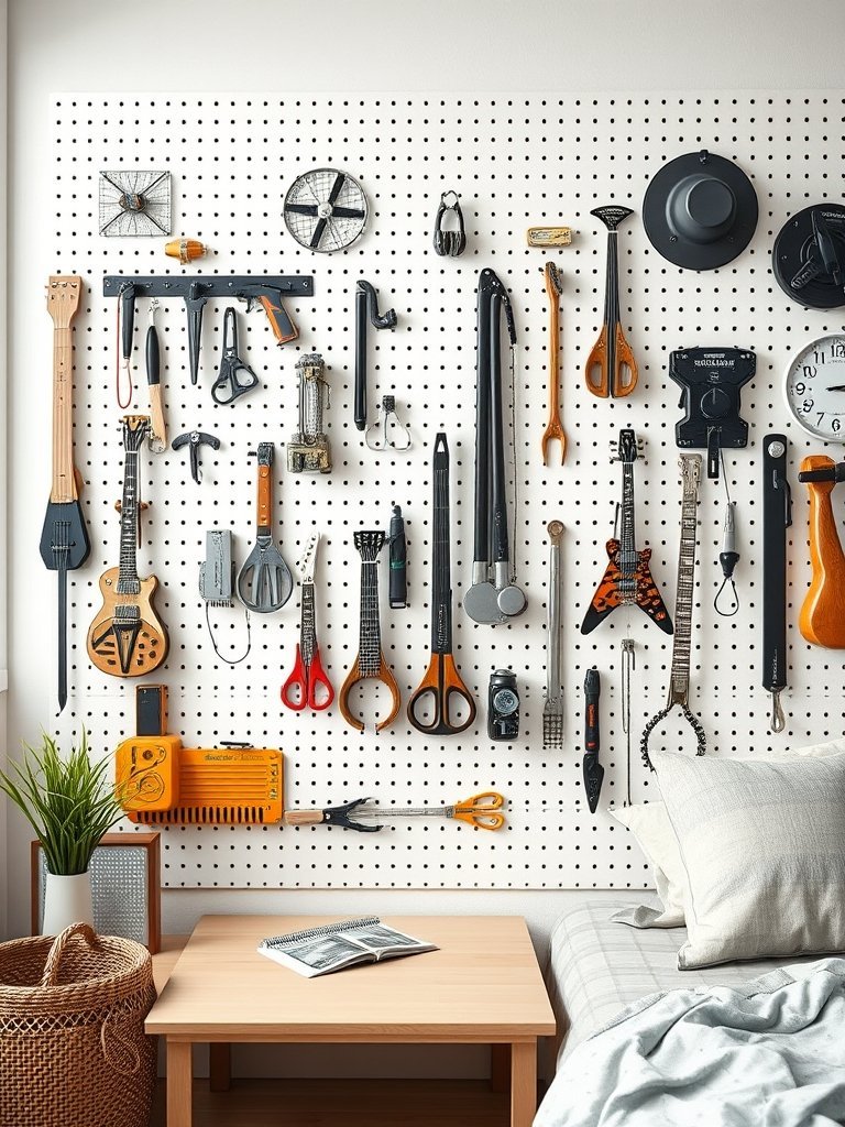 Pegboard Wall For Hobby Gear