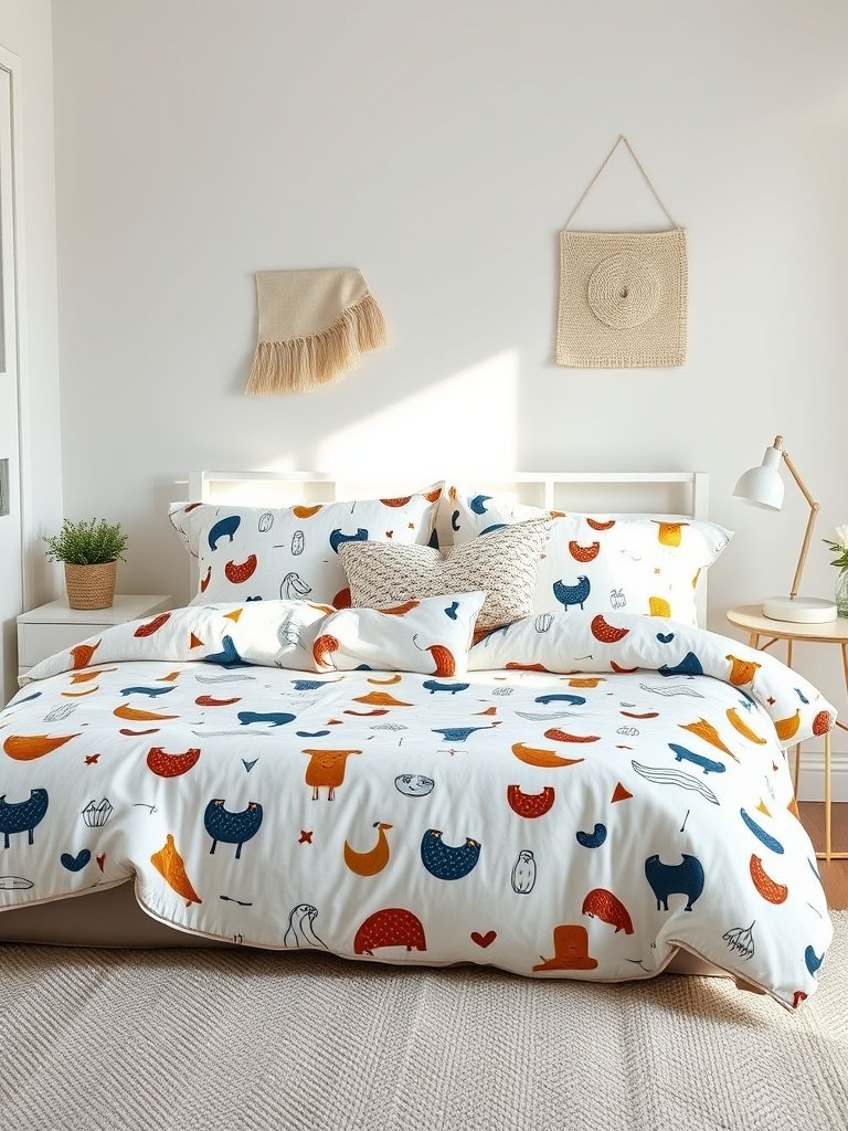 Pick Bedding with Fun Patterns