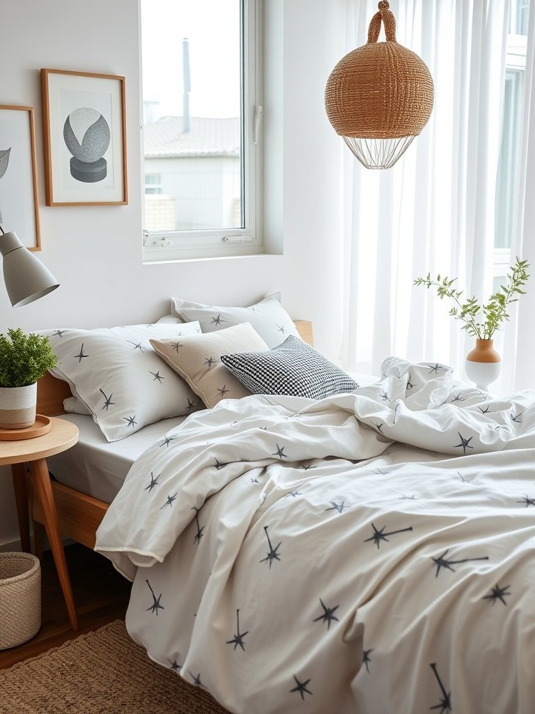 Pick Bedding With Simple Prints