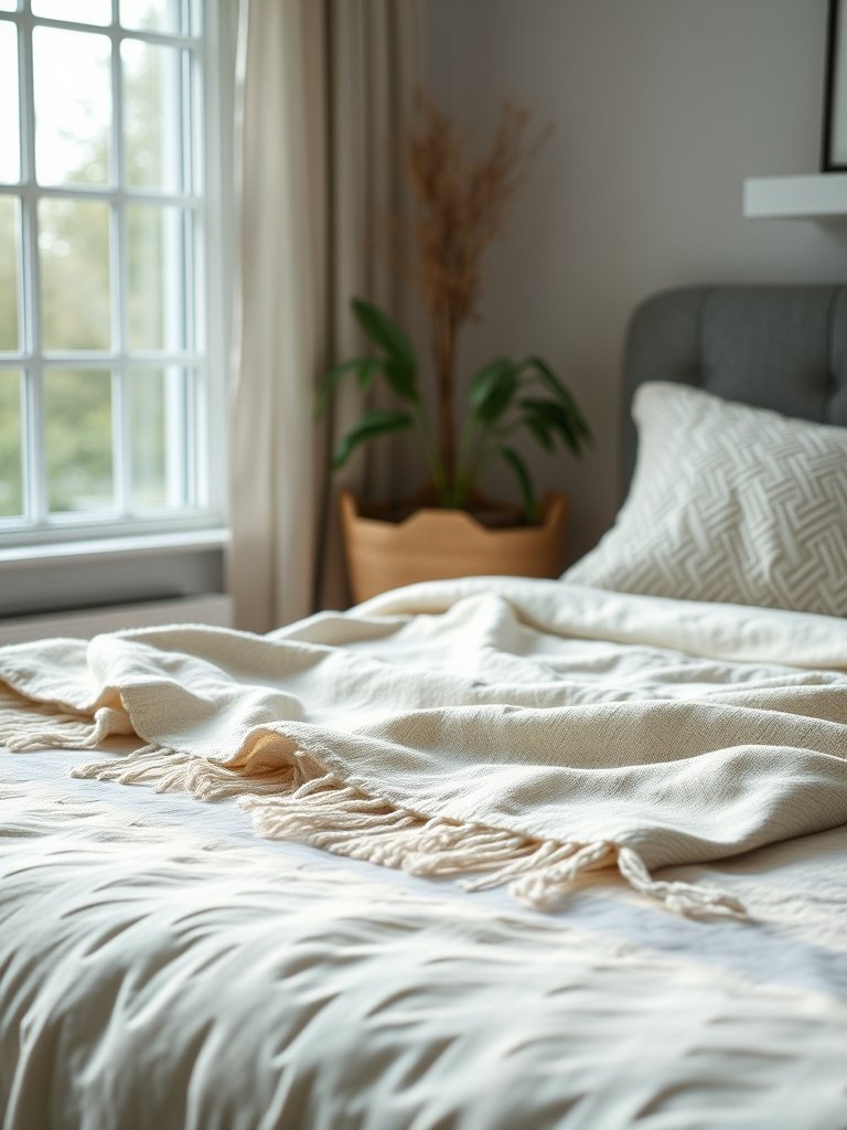 Place a Throw Blanket
