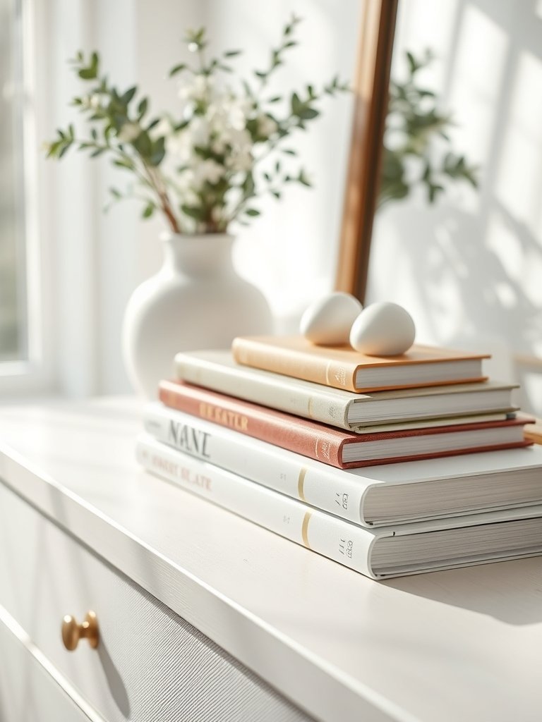Place Books on the Dresser