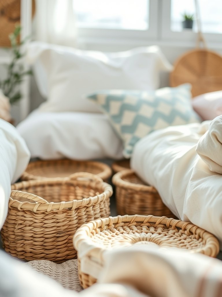 Put Baskets Under Your Bed